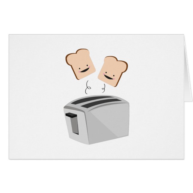 Grille-pain heureux (Devant horizontal)