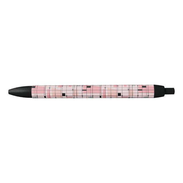 Grille rose rétro et stylo Starburst (Devant)