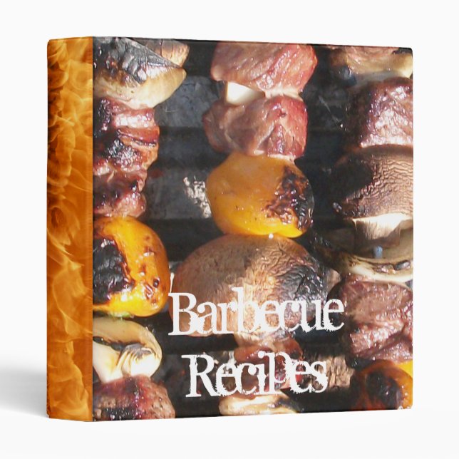 Grilled Beef and Veggie Kabobs and Fire Binder (Front/Spine)