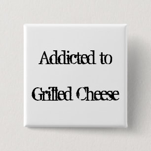 Grilled Cheese 2 Inch Square Button