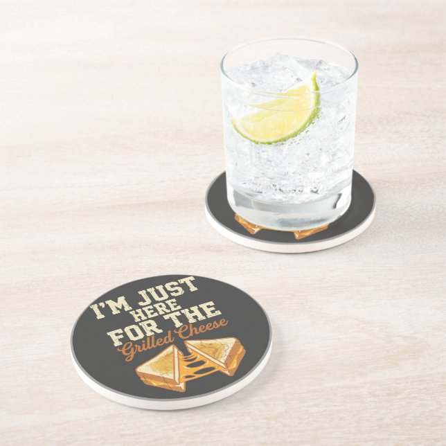 Grilled Cheese Day Coaster (Side)