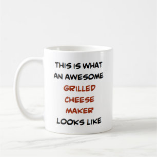grilled cheese maker, awesome coffee mug