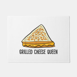 Grilled Cheese Queen Funny Grilled Cheese Doormat