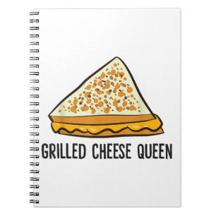 Grilled Cheese Queen Funny Grilled Cheese  Notebook