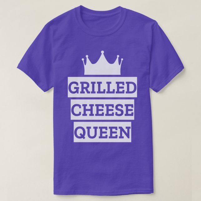 Grilled Cheese Queen T-Shirt (Design Front)