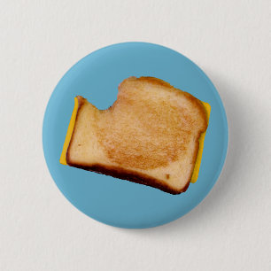 Grilled Cheese Sandwich 2 Inch Round Button
