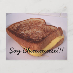 grilled cheese, Say Cheeeeeeeeese!!! Postcard