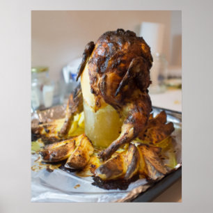 Grilled chicken poster