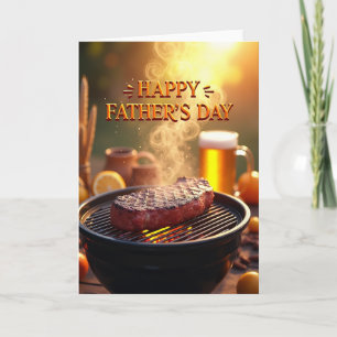 Grilled Feast Fathers Day Card