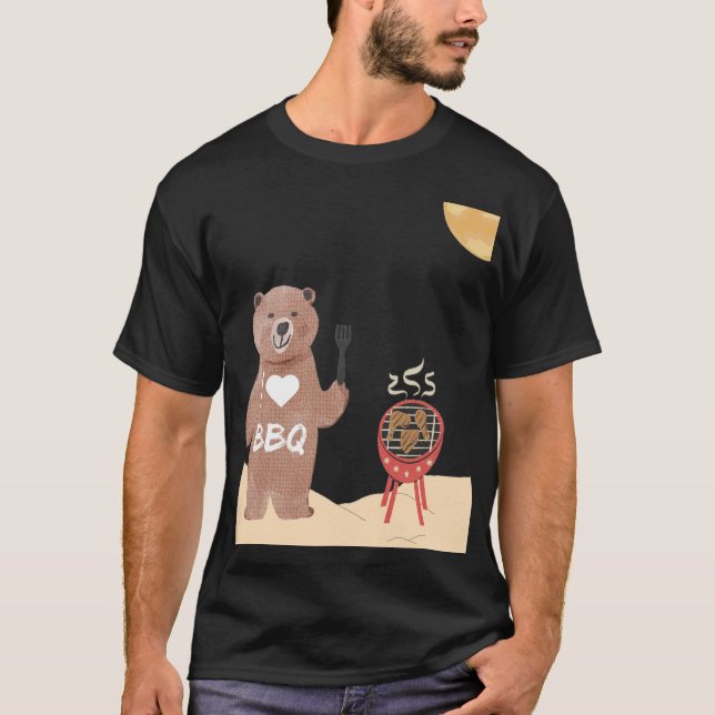 Grilled Flavors: A Journey into BBQ World T-Shirt (Front)