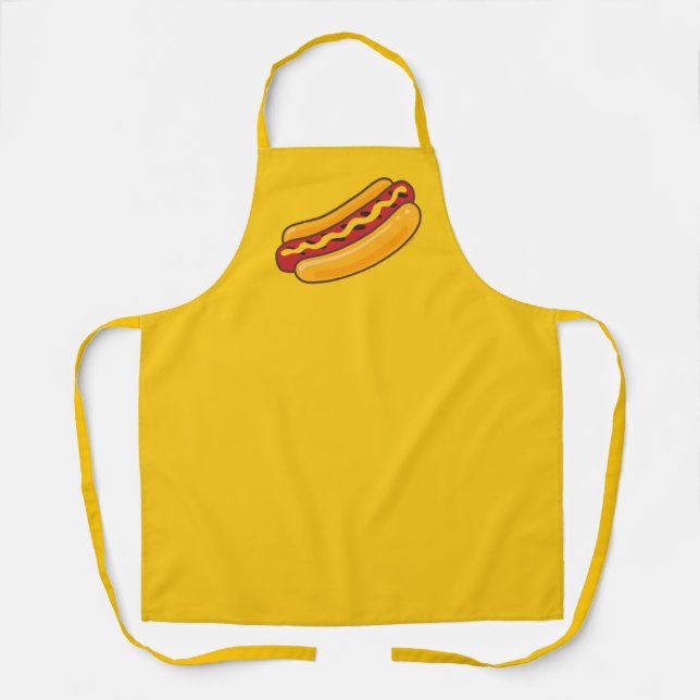 Grilled Hot Dog Apron (Front)