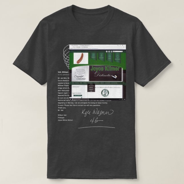 Grilled Sausage Tee (Design Front)