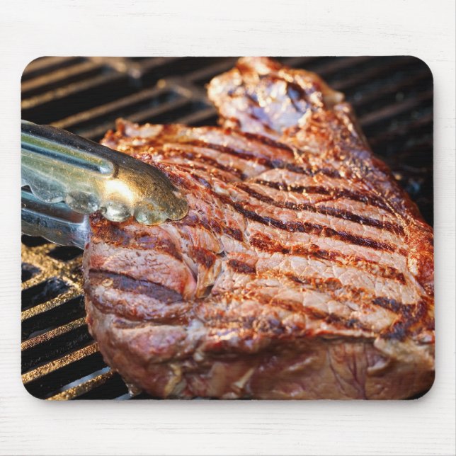 Grilled Steak Mouse Pad (Front)