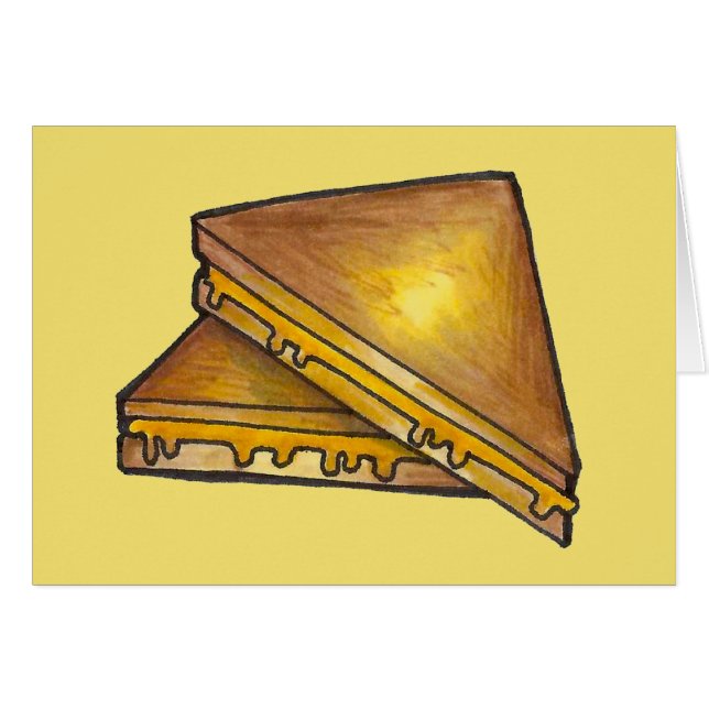 Grilled Toasted Cheese Sandwich Lunch Diner Food (Front Horizontal)