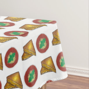 Grilled Toasted Cheese Sandwich Tomato Soup Foodie Tablecloth