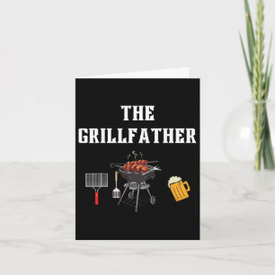 Grillfather Grilling Funny Bbq Meat Dad Grandpa Gr Card
