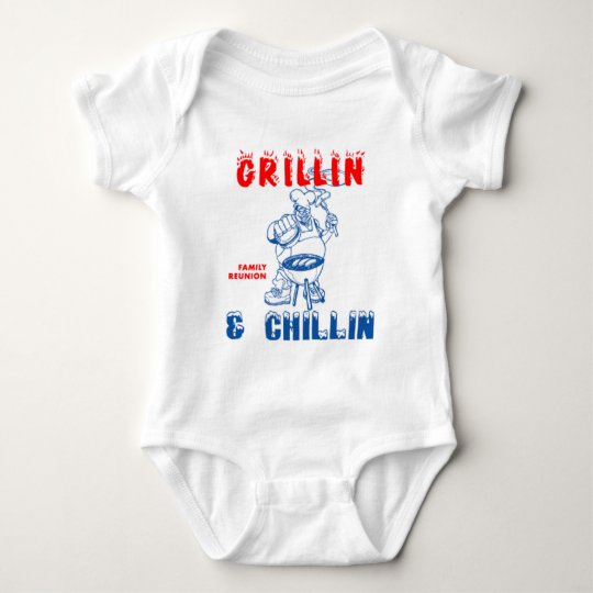 Grillin_Chillin Baby Bodysuit