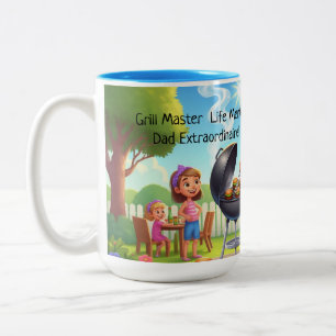 Grillin’ & Chillin’ Personalized Father’s Day Mug