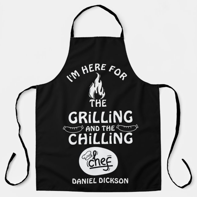 Grilling & Chilling Apron (Front)