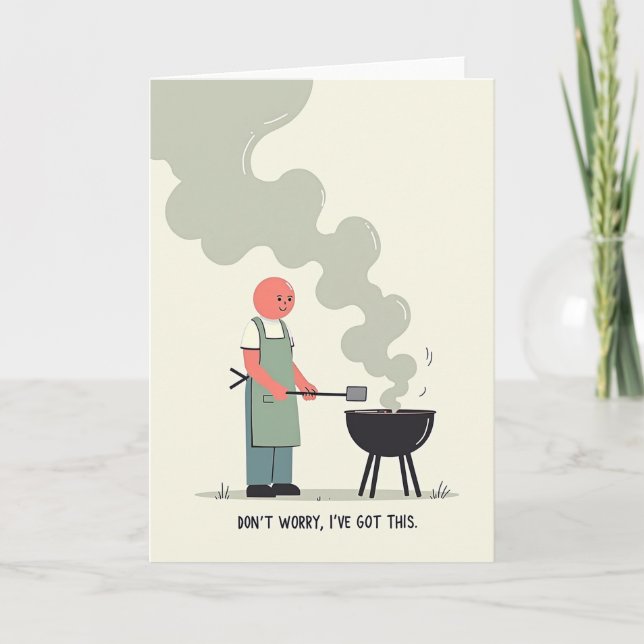 Grilling Fathers Day Card (Front)