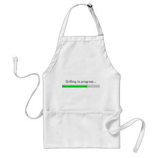 "Grilling in progress" Apron