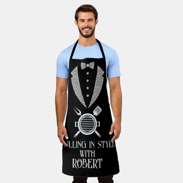 GRILLING in STYLE  Apron (Worn)