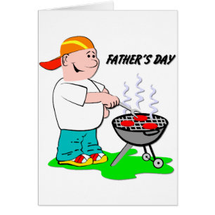Grilling Papa - Carte de voeux Fête des pères