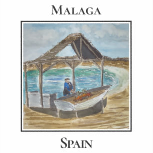 Grilling Sardines, Malaga, Spain