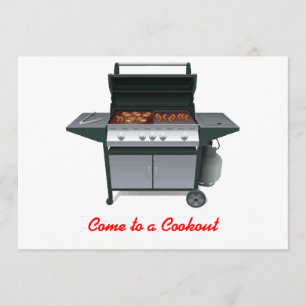 Grilling Time Invitation