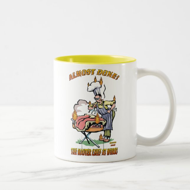 Grilling Two-Tone Coffee Mug (Right)