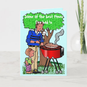 Grilling With Dad Card