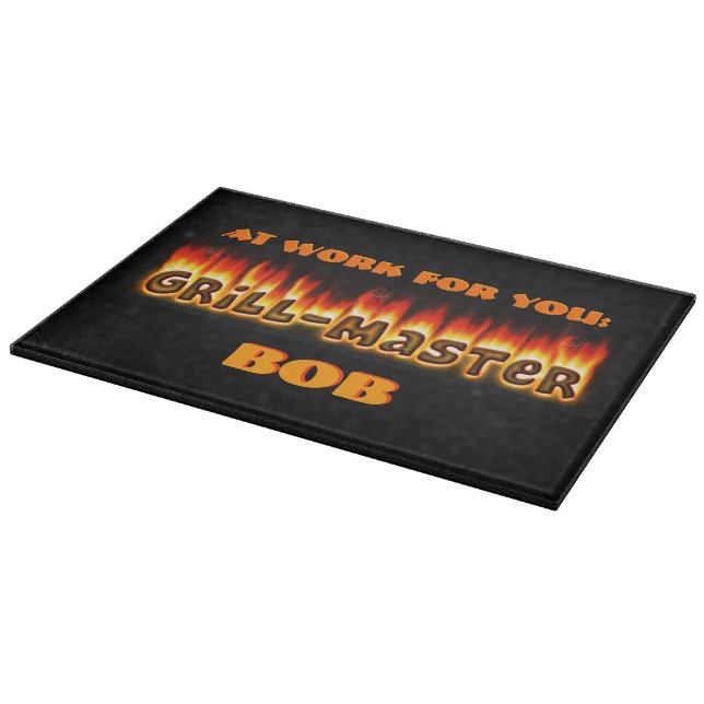 Grillmaster Cutting Board (customizable) (Corner)