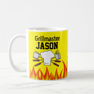 Grillmaster Personalized Coffee Mug Dad Gift