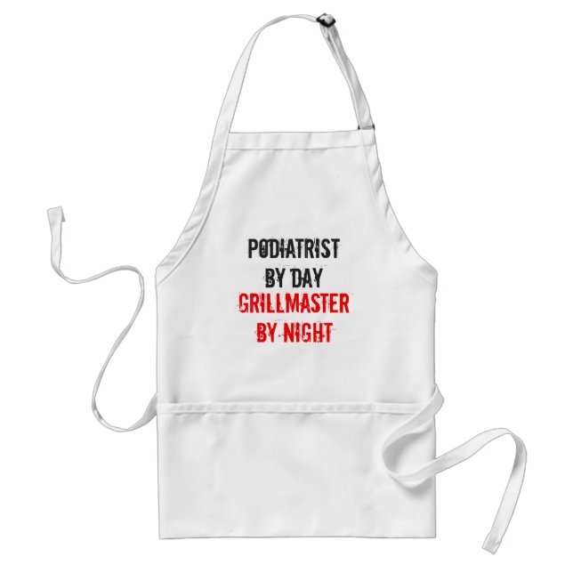 Grillmaster Podiatrist Adult Apron (Front)