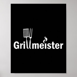 Grillmeister Grillmaster, Bbq, Grilling  Poster