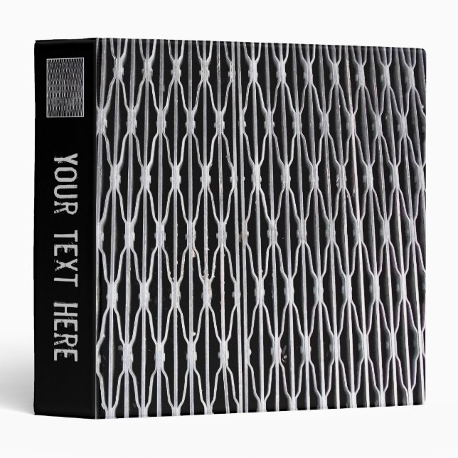 Grillwork Abstract Binder (Front/Spine)