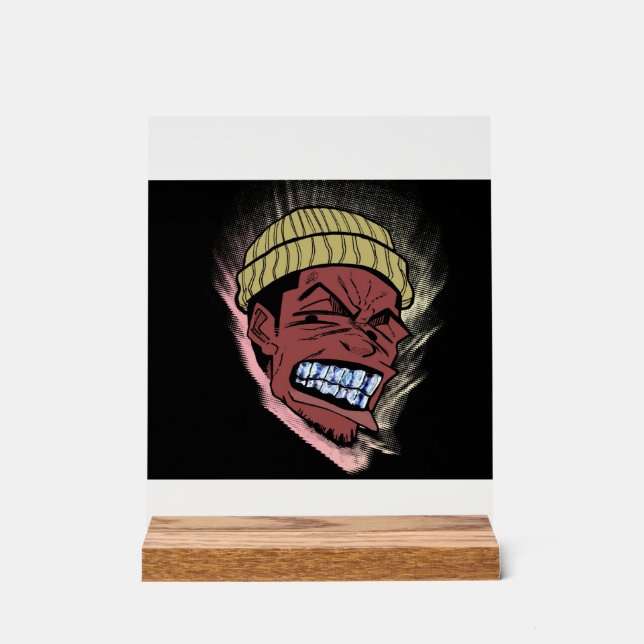 Grillz Acrylic Sign (Front)