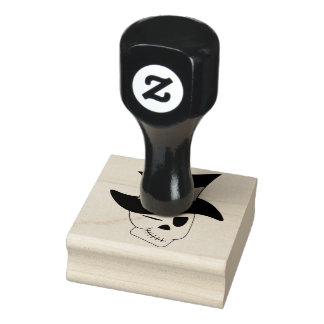 Grim Dandy Rubber Stamp