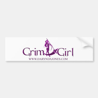 Grim Girl Bumper Sticker