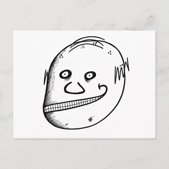 Grim guy postcard (Front)