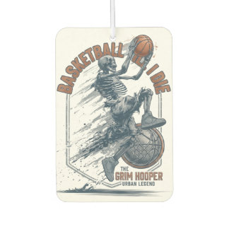 Grim Hooper Skeleton Basketball Urban Legend Air Freshener
