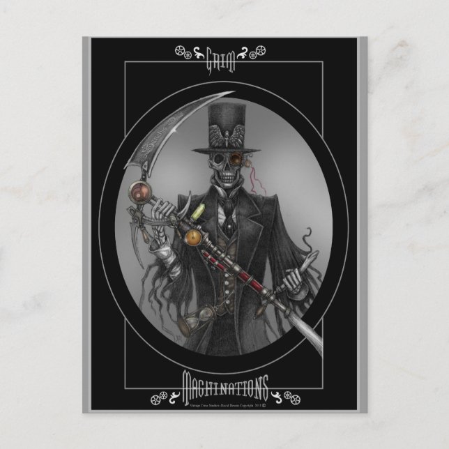 Grim Machinations Postcard (Front)