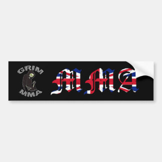 Grim MMA British Bumper Sticker