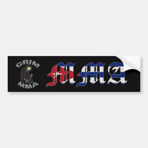 Grim MMA Cuba bumper sticker