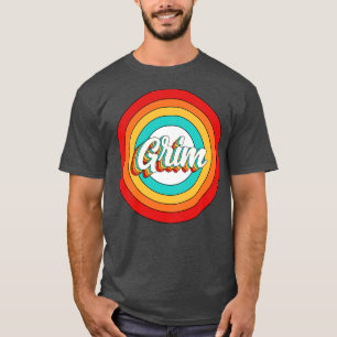 Grim Name Shirt Vintage Grim Circle