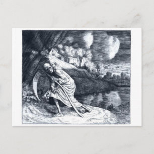 Grim Reaper 1 carte postale vintage
