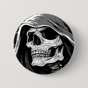 Grim Reaper 2 Inch Round Button
