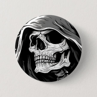 Grim Reaper 2 Inch Round Button