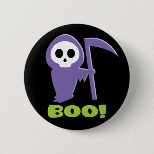 Grim Reaper 2 Inch Round Button