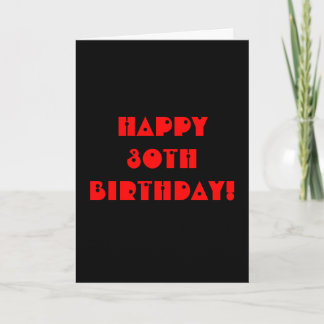 Grim Reaper 30e carte d'anniversaire